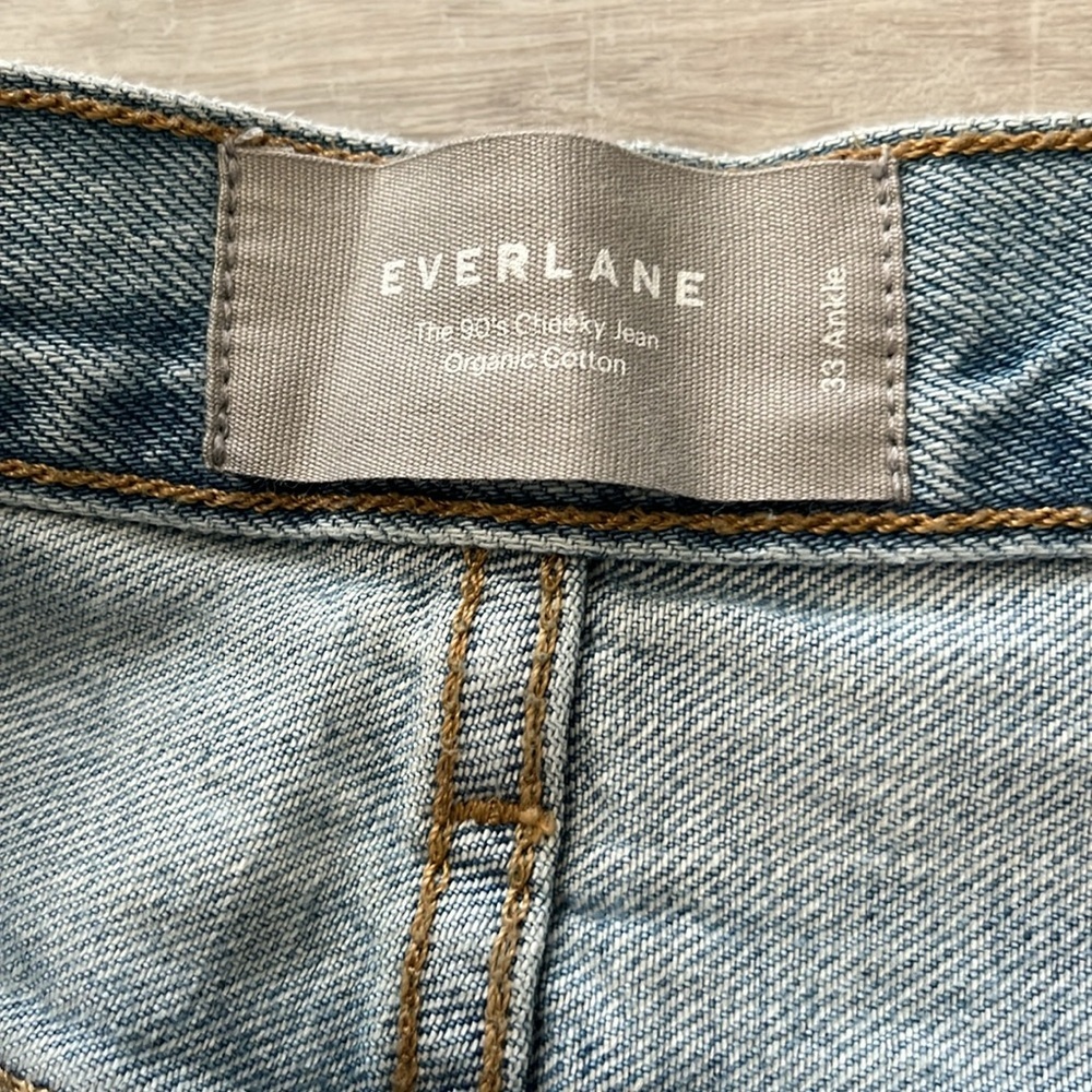 Everlane NWT The 90’s Cheeky Jeans‎ Denim High Waist Straight Women’s 33 - Picture 12 of 13